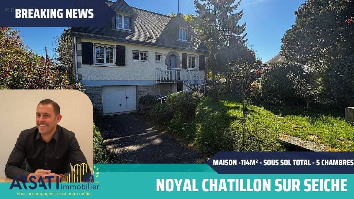 Maison à NOYAL-CHATILLON-SUR-SEICHE