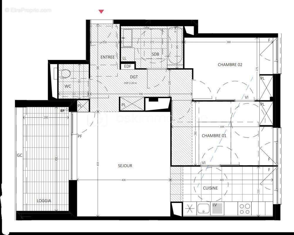 Appartement à BUSSY-SAINT-GEORGES