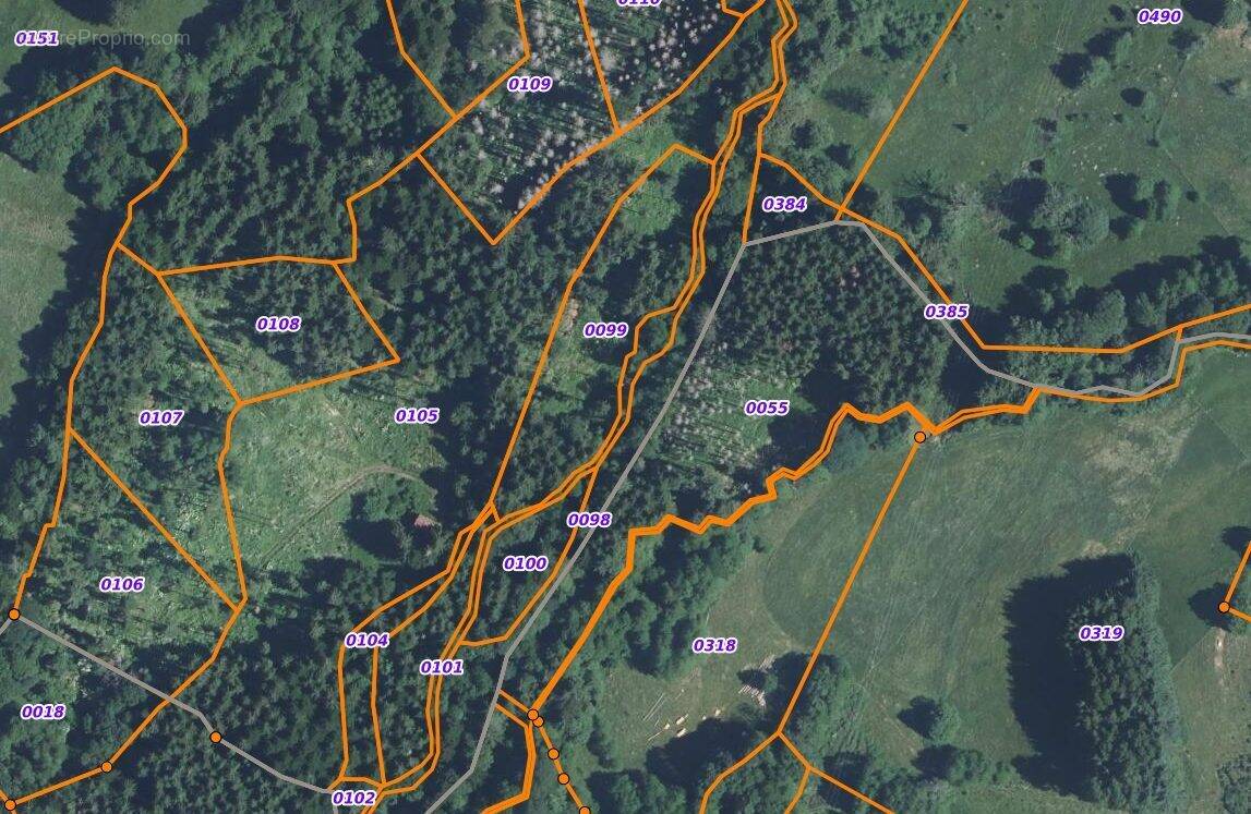 Terrain à SAULXURES-SUR-MOSELOTTE