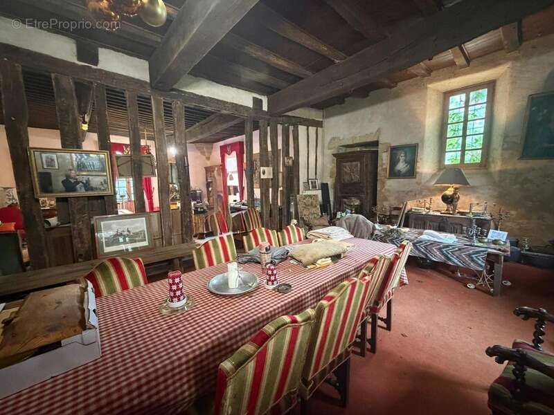 MARCIAC(32): ancienne SEIGNEURIE avec BEAU CHATEAU XIV sur 3,5ha, cachée, au bout du chemin, sans voisin, en campagne, 500m2 hab - photo 29