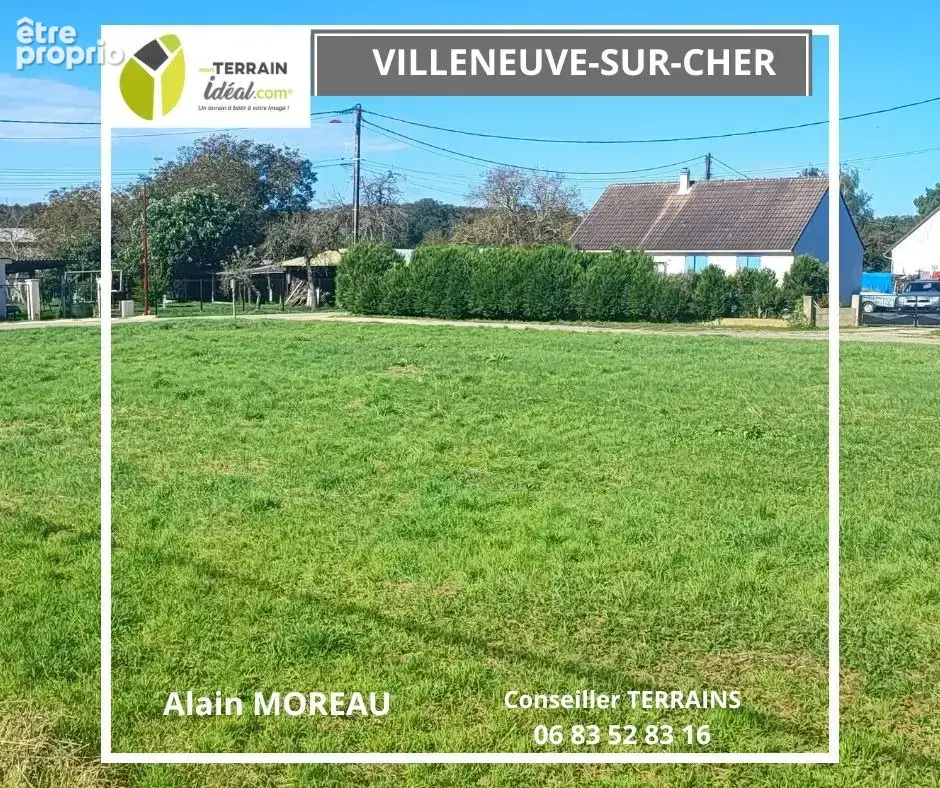Terrain à VILLENEUVE-SUR-CHER