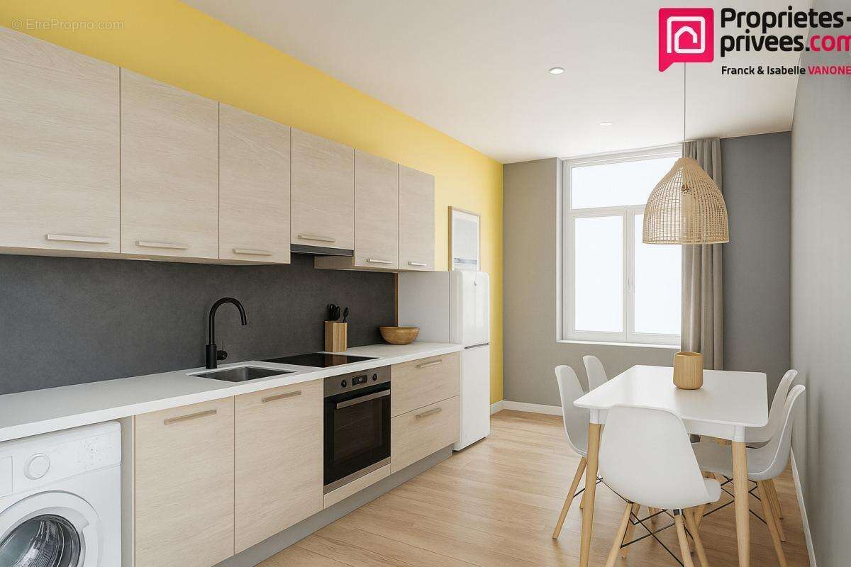 Appartement T3 - Secteur Caulier - 2 chambres + balcon - 61m² - photo 2