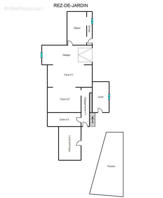 À Tourrettes-sur-Loup   Maison composée de 3 appartements + studio, piscine et vaste sous-sol - photo 12