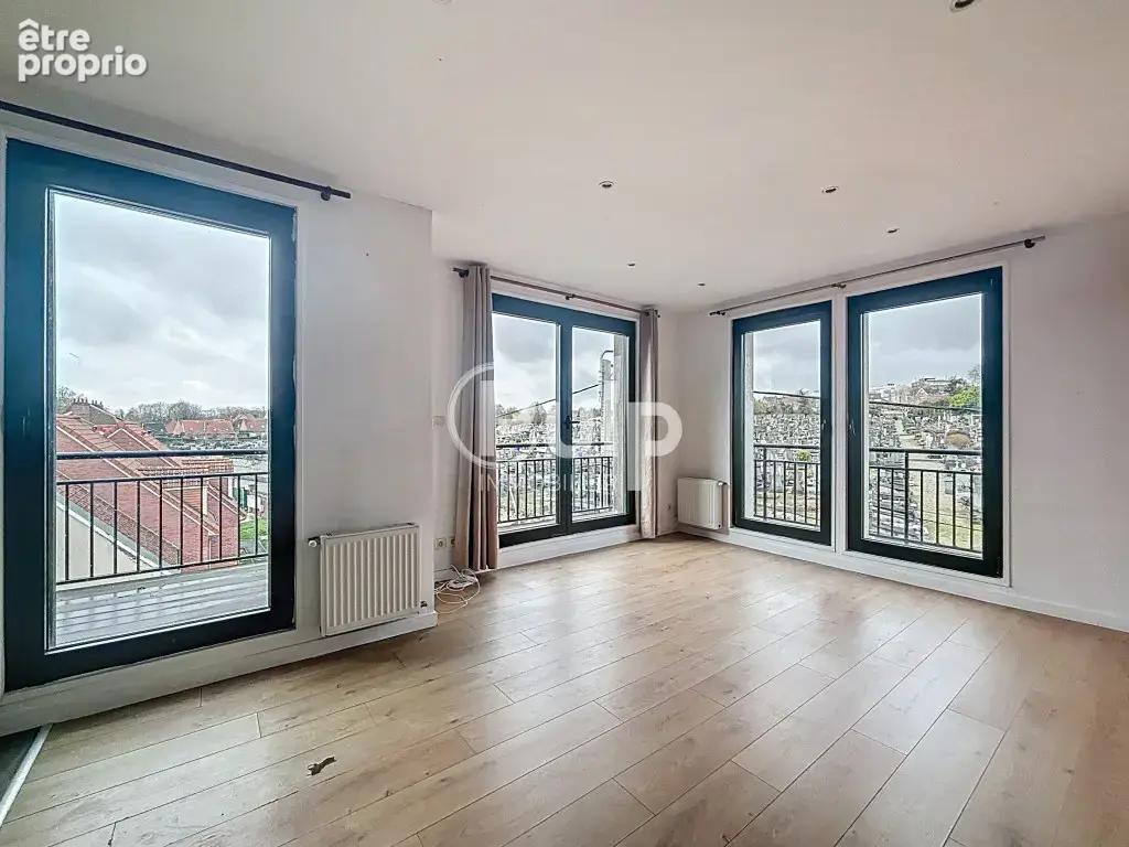 Appartement T2 dernier étage avec parking et balcon -- valenciennes Le vignoble - photo 3