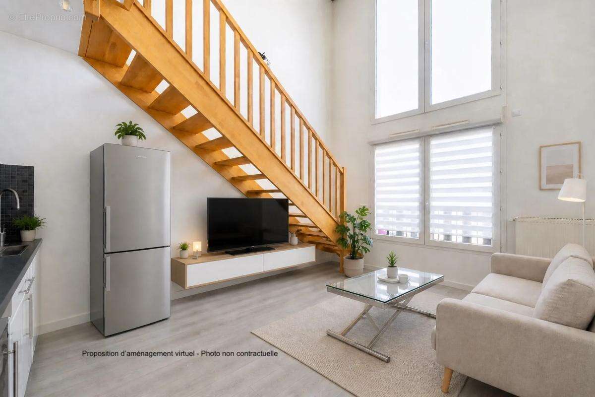 Studio lumineux avec chambre en mezzanine à Poissy - photo 2