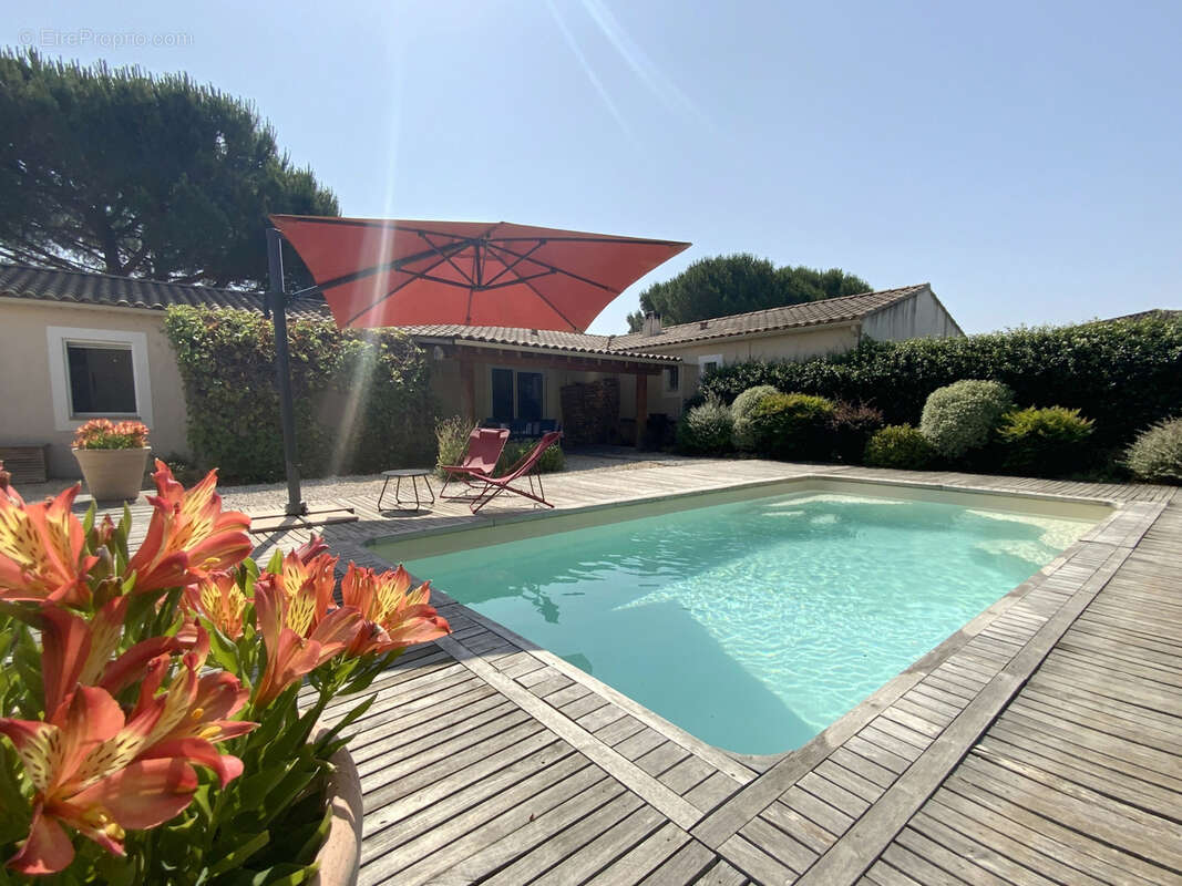 Maison de plain pied de 148 m2 avec piscine et T2 indépendant sur terrain de 1000 m2. - photo 8