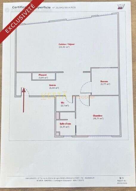 plan - Appartement à VINCENNES