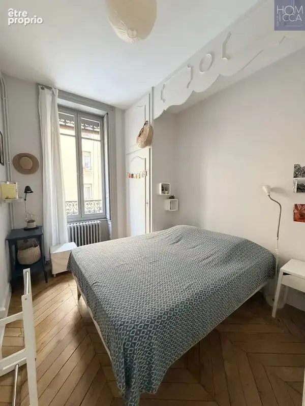 Lyon 7 saxe gambetta appartement type 3 de 50m2 climatise avec 2 chambres en etage avec ascenseur - photo 6