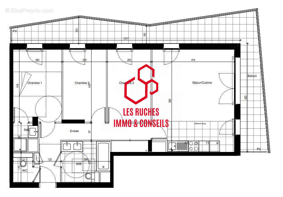 Appartement à SAINT-DENIS
