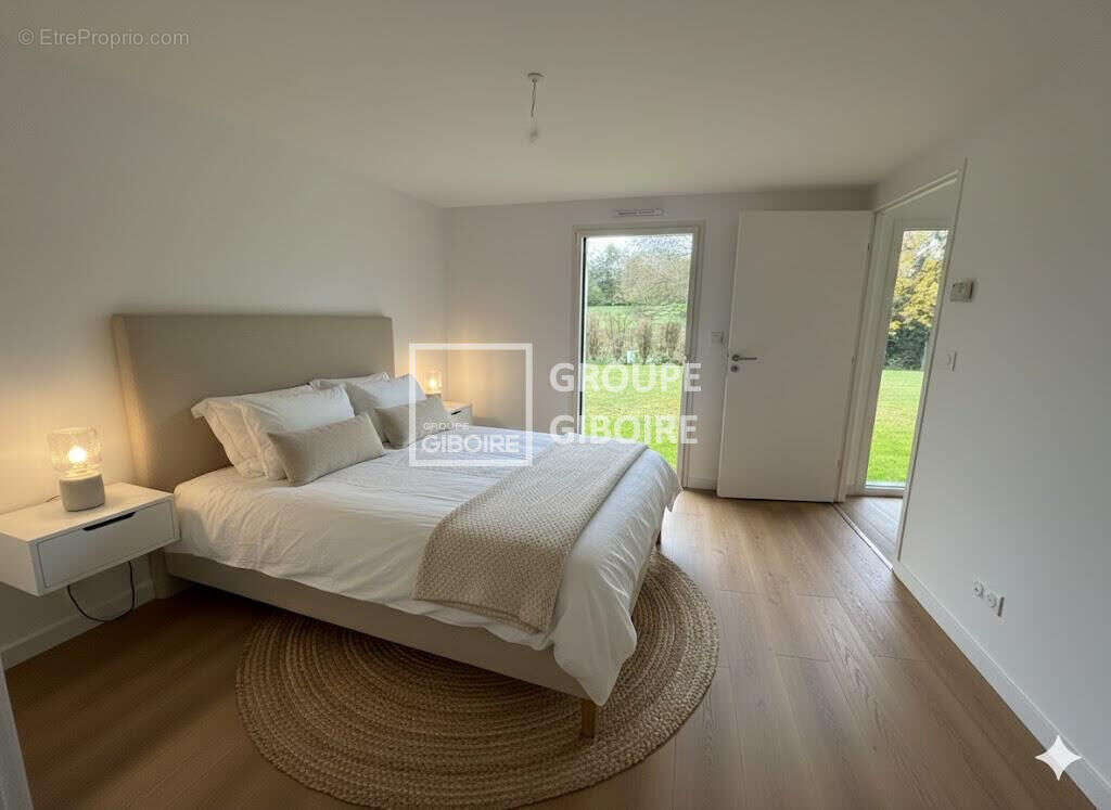 À VENDRE - AGENCE GIBOIRE - sur la commune de La Chapelle Des Fougeretz - Maison neuve d'environ 118 m² et 130m² au sol - photo 4
