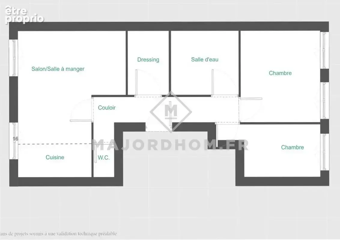 Coup de cœur - t3/4 de 77 m² - réformés/place jean jaurès - photo 11