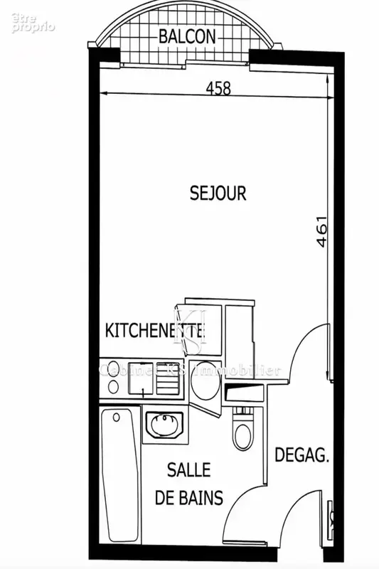 Appartement 1 pièce 30 m² à vendre à Seillons-Source-D'argens (83470) - photo 2