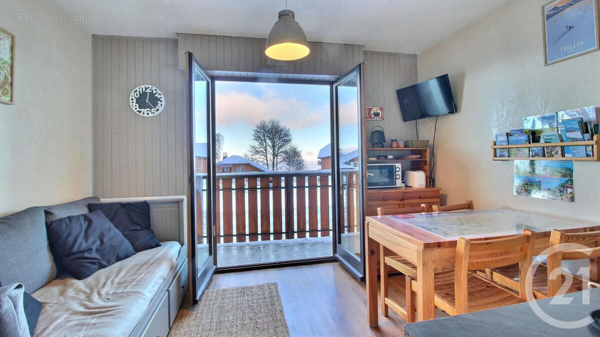 Appartement 26 m² à Thollon-Les-Memises  - photo 3