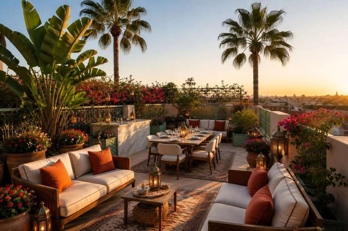 Marrakech - riad - piscine - photo 11