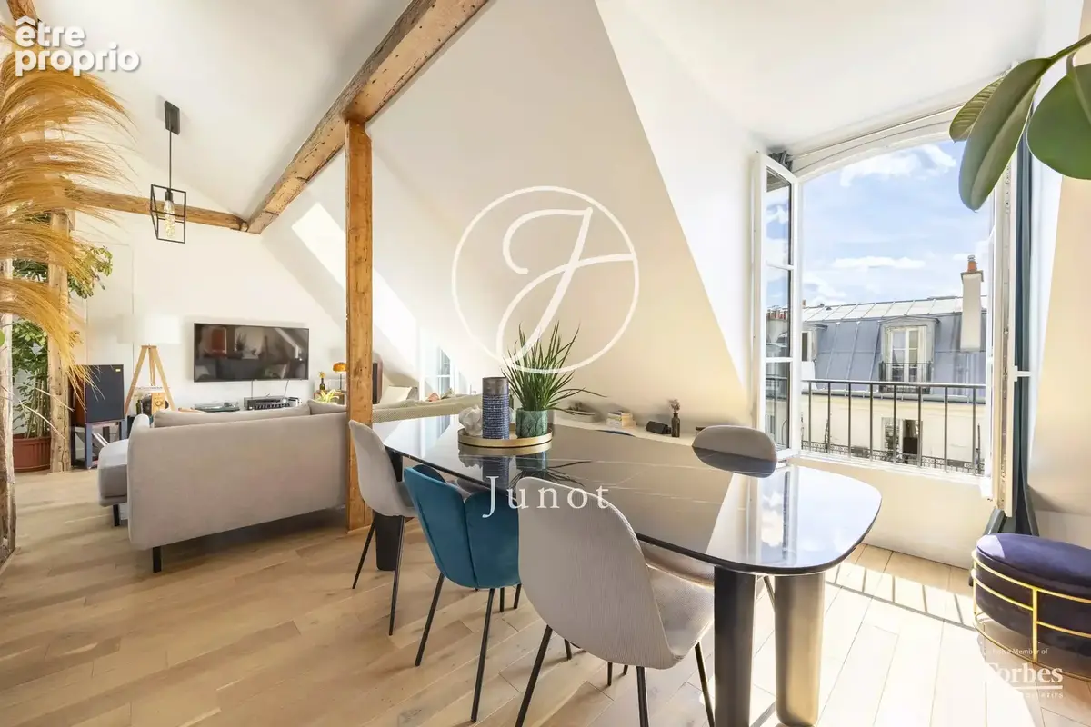 Paris 11e - CHEMIN VERT - Appartement à vendre - 4 pièces - 61.90m² Carrez - 2 chambres - Dernier étage. - photo 4