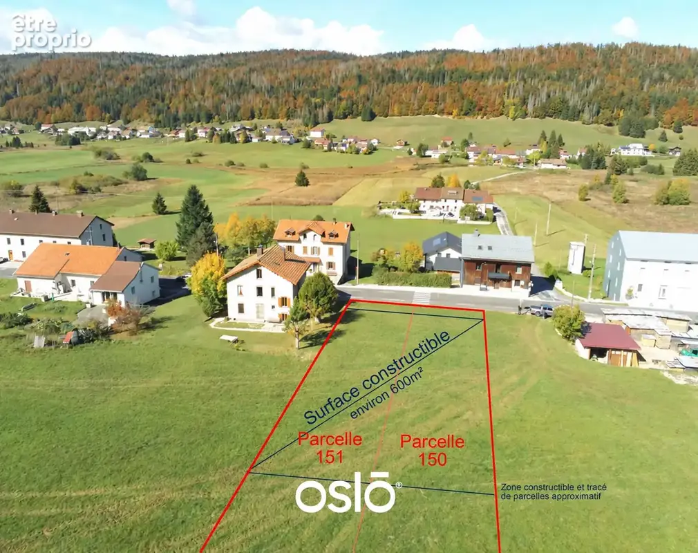 Photo Terrain à Bois-D'amont au prix de 150 000€