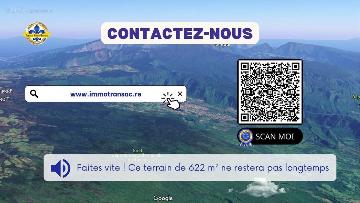 Terrain à LA PLAINE-DES-PALMISTES