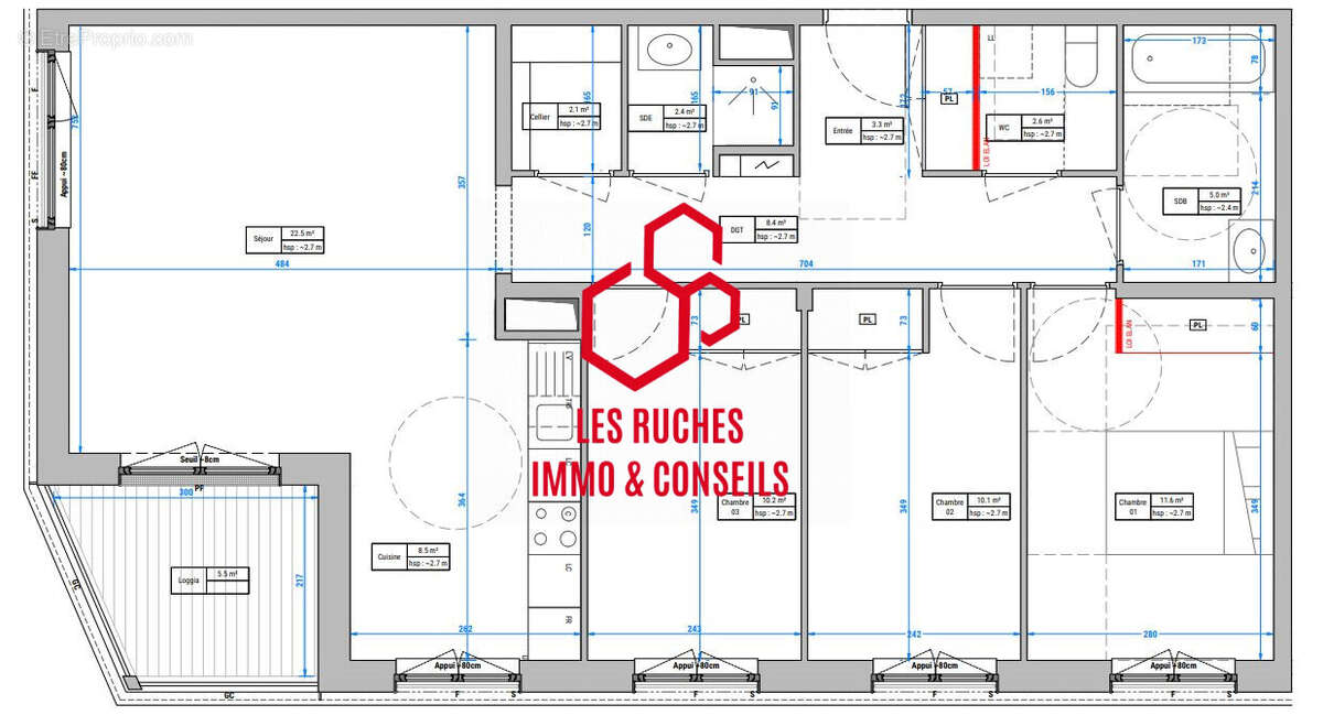 Appartement à SAINT-DENIS