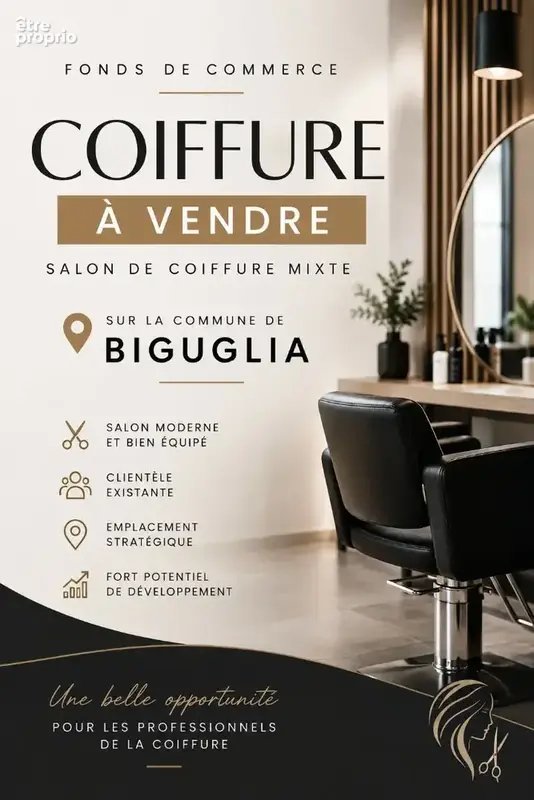 Fonds de commerce - salon de coiffure - biguglia - photo 2