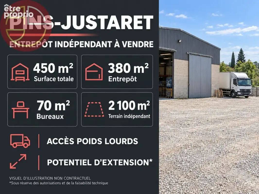 Photo Commerce à Pins-Justaret au prix de 550 000€
