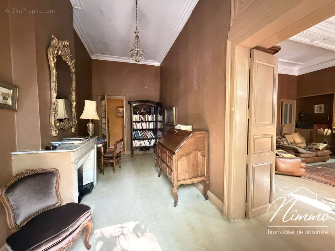Nîmes carnot gare appartement bourgeois t6 balcons grenier cave - photo 2