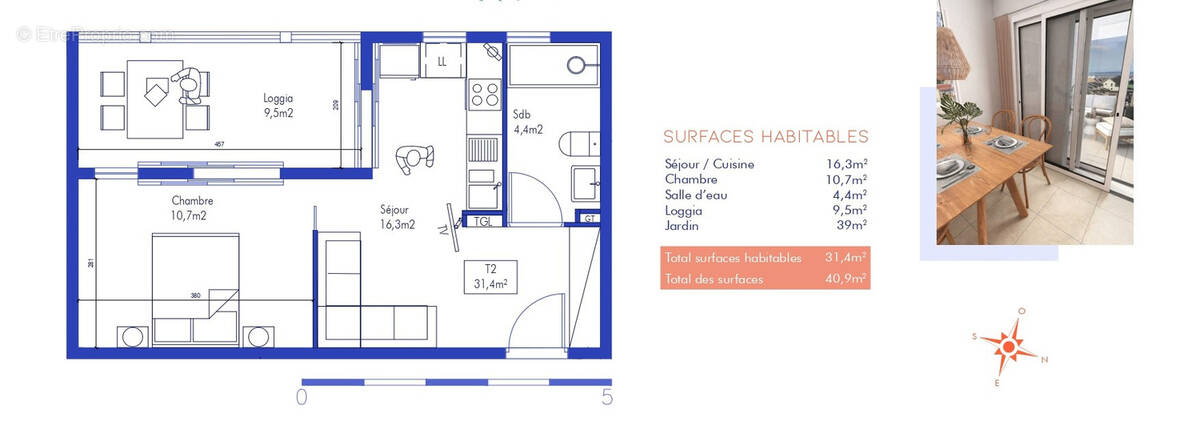 Appartement neuf dans résidence avec piscine - photo 6