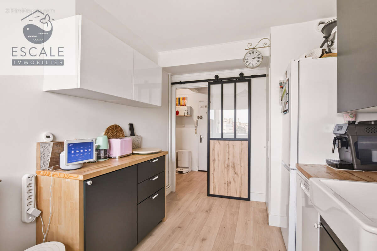 Vente type 3 refait a neuf + parking + cave quartier les metairies a sete - photo 14