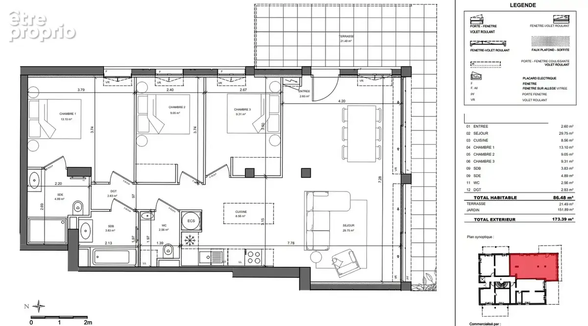 Proche mer – 4 pièces en rez-de-jardin avec vaste jardin et deux parkings - photo 3