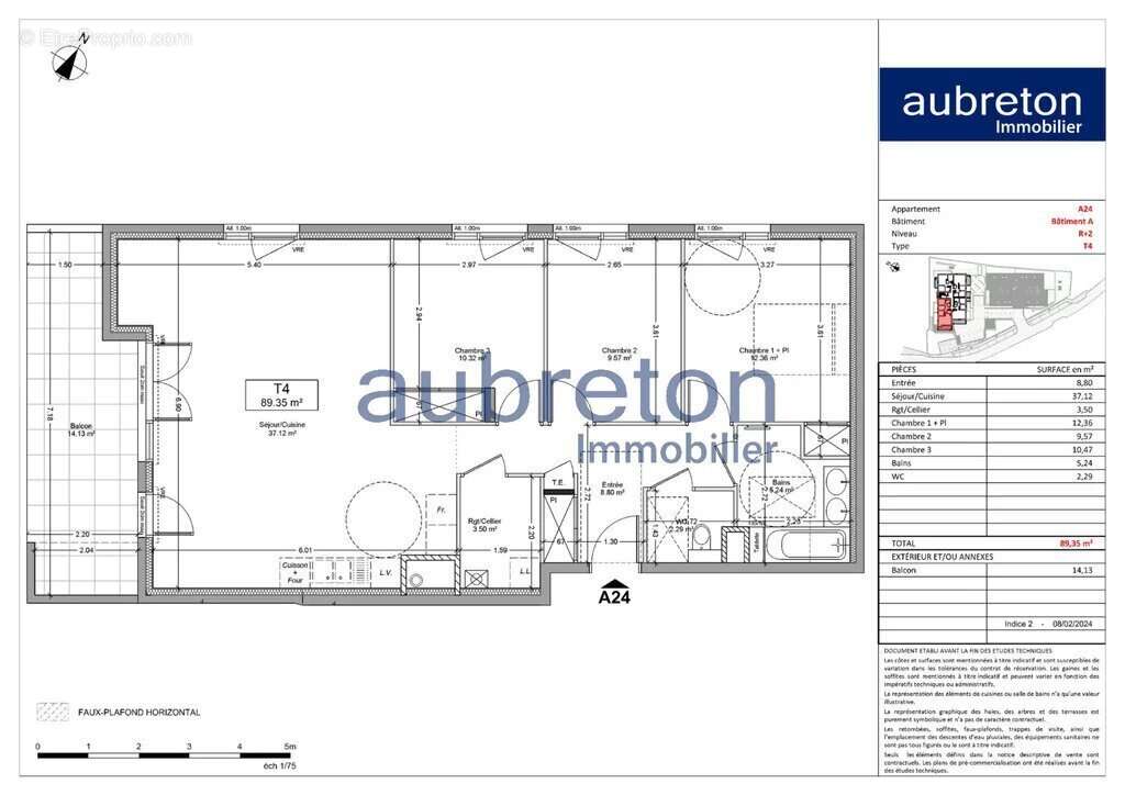 Appartement à VILLY-LE-PELLOUX