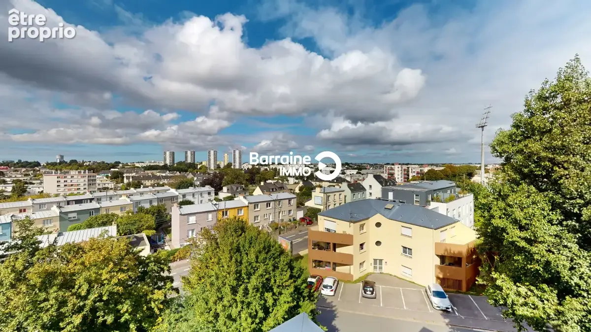 Exclusivité menez-paul : dernier étage, appartement t4 - ascenseur - deux balcons et parking - photo 14