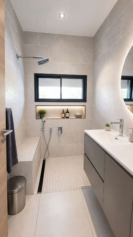 Cannes bas Croix-des-Gardes - Maison neuve 82 m²  niché dans la verdure - Terrain 609 m² - Création possible d'un étage - photo 8