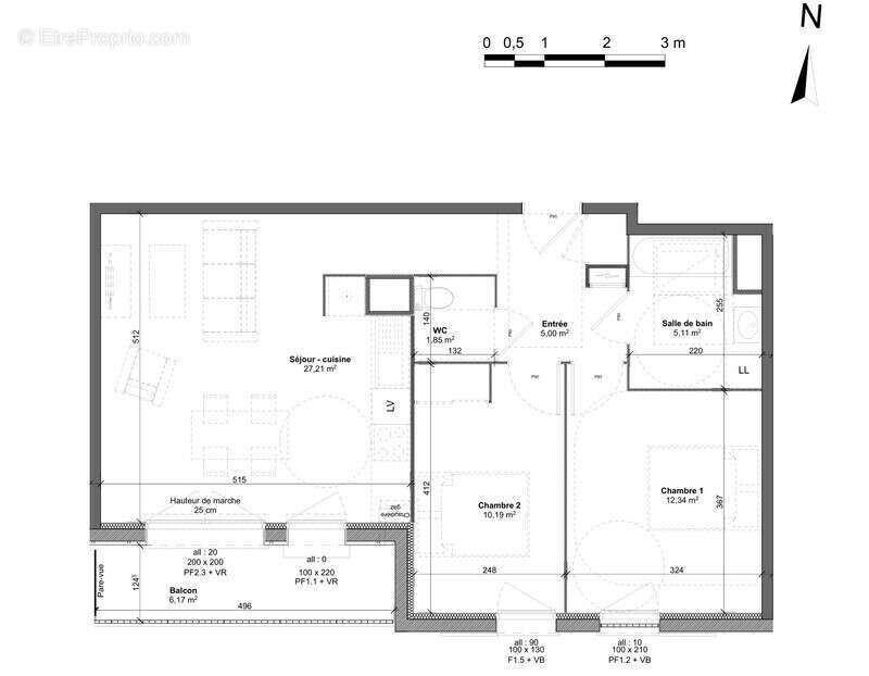Appartement à MARLY-LA-VILLE