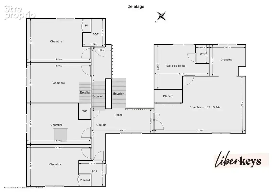 Fontaines Saint-Martin : maison 185m² vue dégagée, 5 chambres, terrain 890m², 2 box, cave, cellier - photo 16