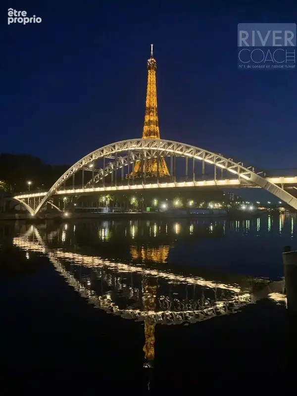 Péniche d’Exception de 150 m² avec Terrasse et Vue Iconique à Paris - photo 20