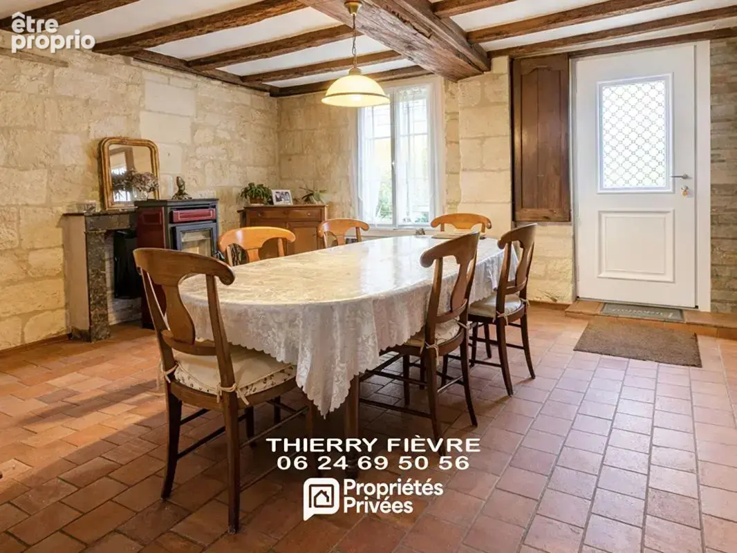 A vendre - coeur de village chouzé sur loire maison 6 pièces 130 m2  terrasse  jardin cave - photo 6