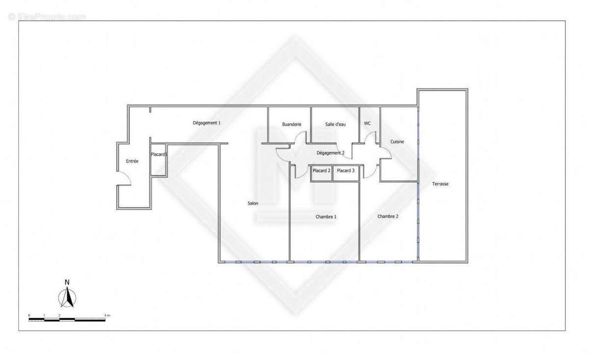 vends appart grand standing classe T3 97m2 avec terrasse 20m2 canebiere 13001 - photo 22