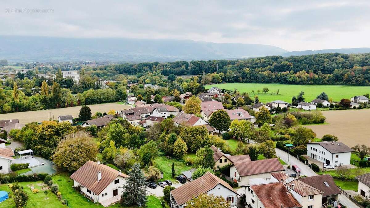 vue drone (1) - Terrain à SAINT-JULIEN-EN-GENEVOIS
