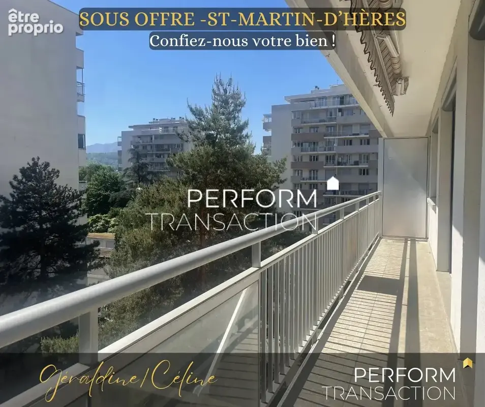 St martin d'heres - t3 lumineux 70 m² - photo 1