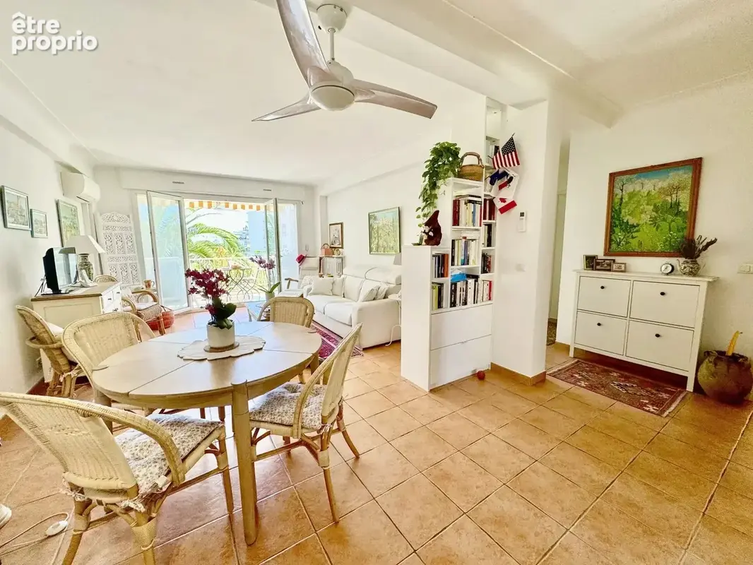 Cannes vente 2 pieces en rez de jardin - parking - photo 6