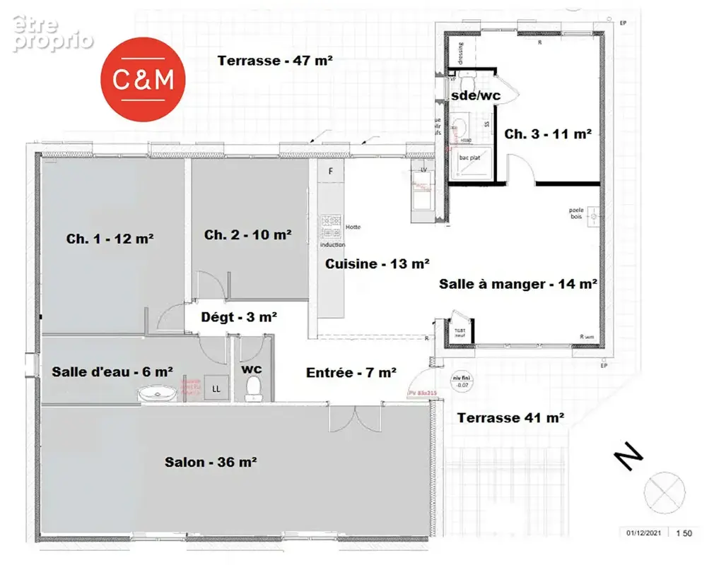 LA MONTAGNE - Plain-pied 5 pièces 115,50 m² - photo 17