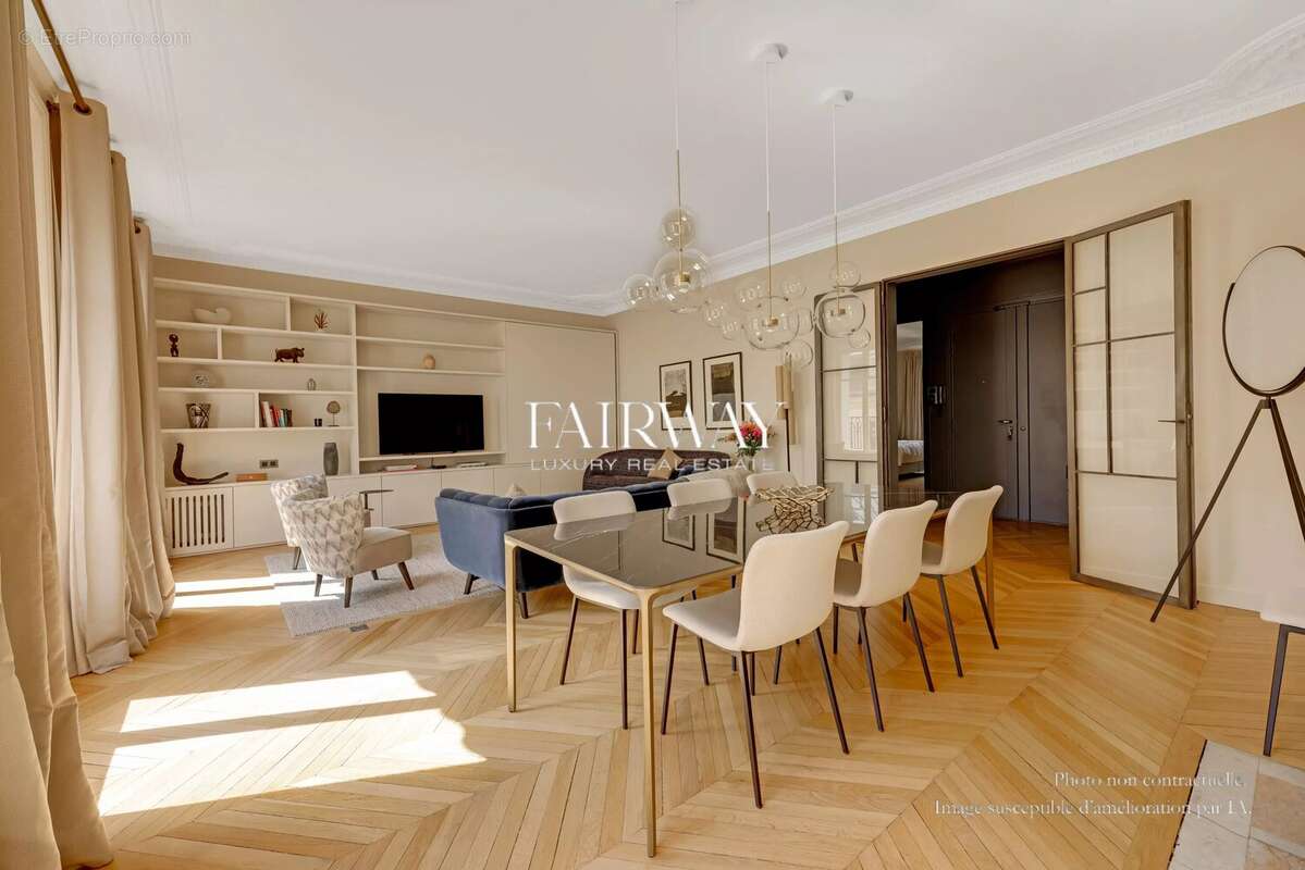 Paris 16 Passy – Appartement haussmannien rénové 180 m² avec studio indépendant - photo 4