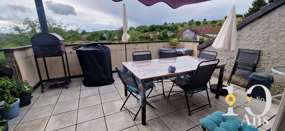 Terrasse Appartement T3 - Appartement à BEHREN-LES-FORBACH