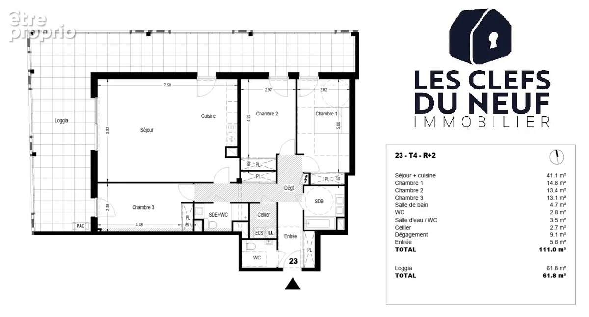 Appartement Toulouse 4 pièces de 111m² + 92m² de jardin et loggia + Parking sous-sol ! COTE PAVÉE - photo 10