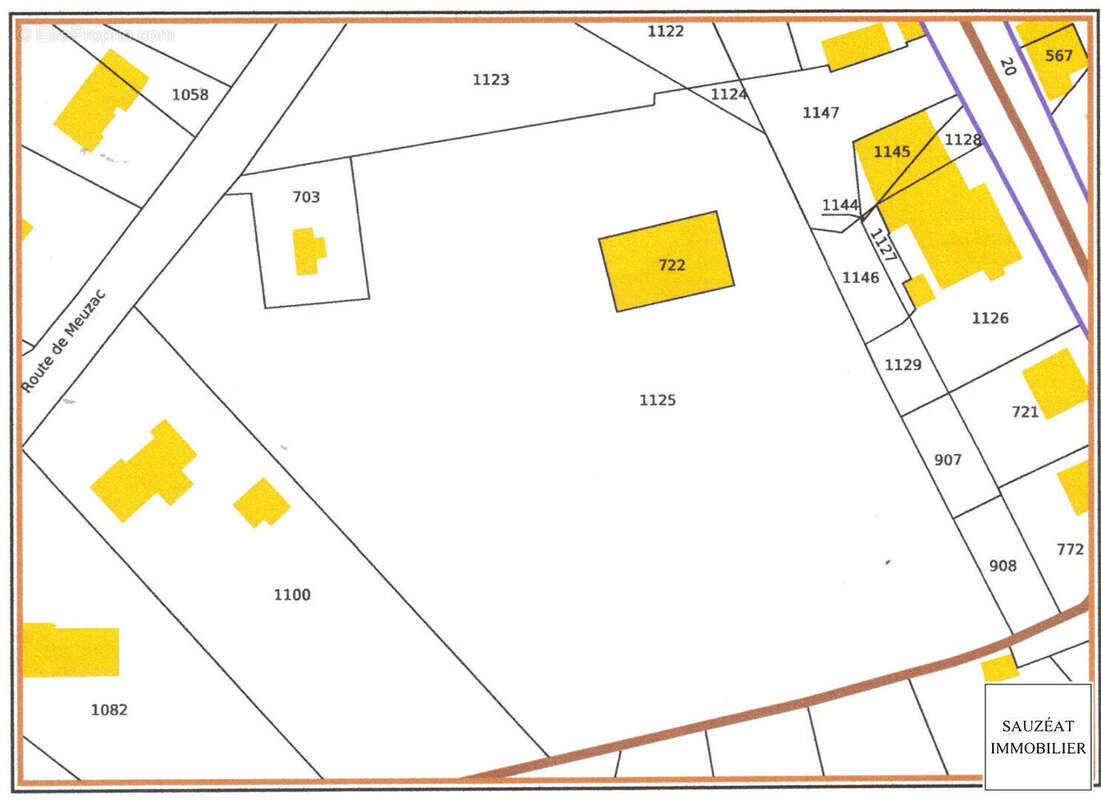 Terrain à MAGNAC-BOURG