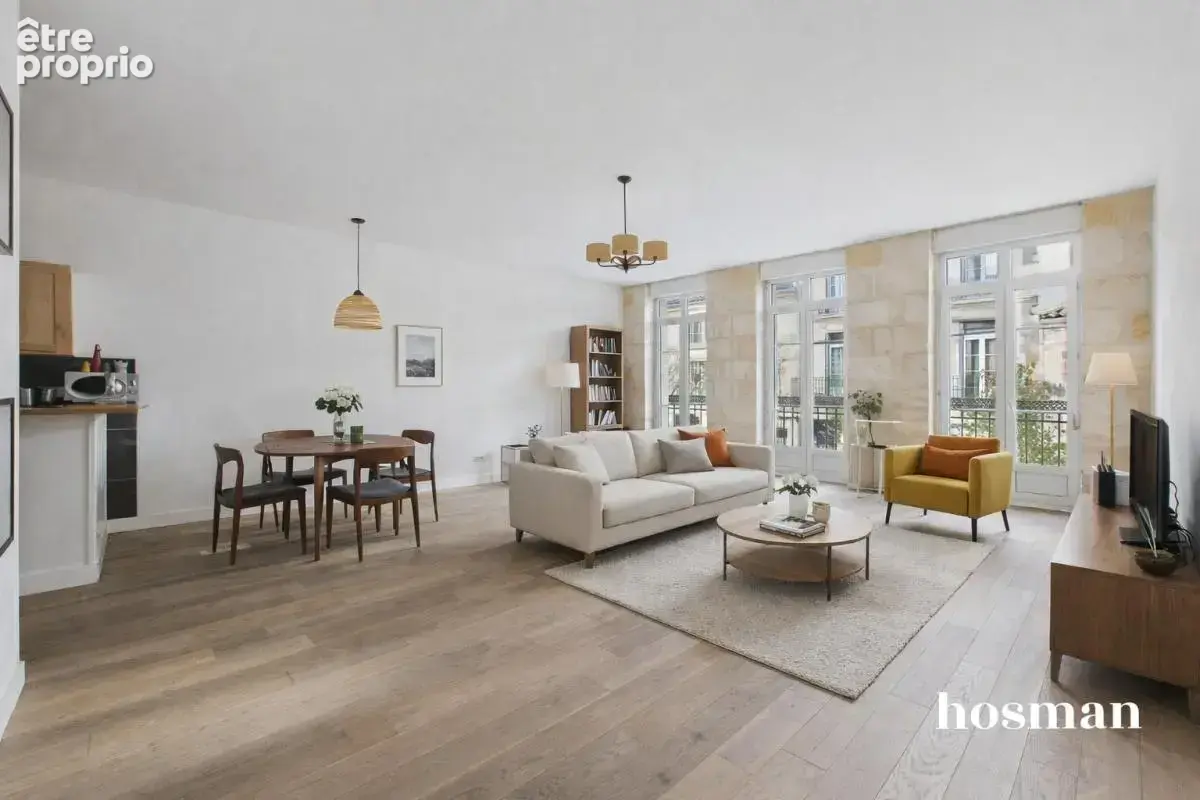 Appartement traversant de 3 pièces avec balcon, Proche Gare, Bordeaux - photo 2