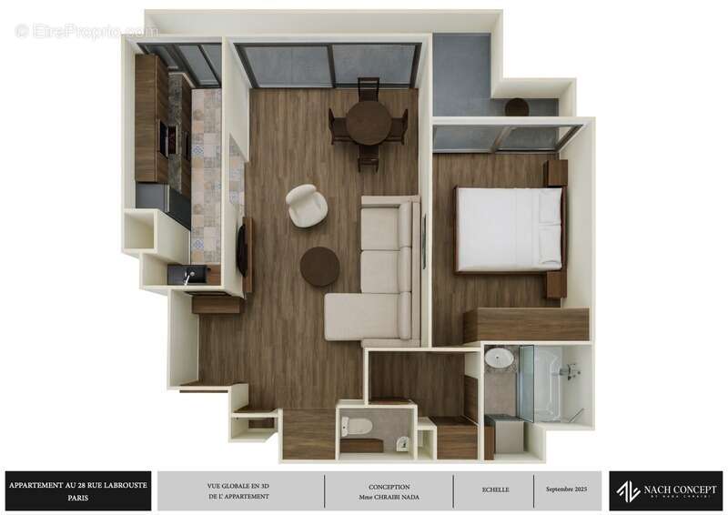 Appartement à PARIS-15E