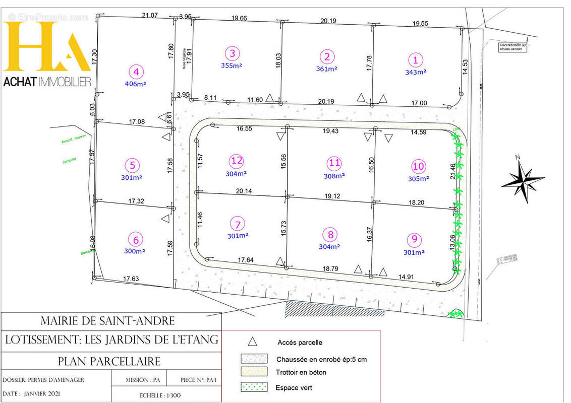 Terrain à SAINT-ANDRE