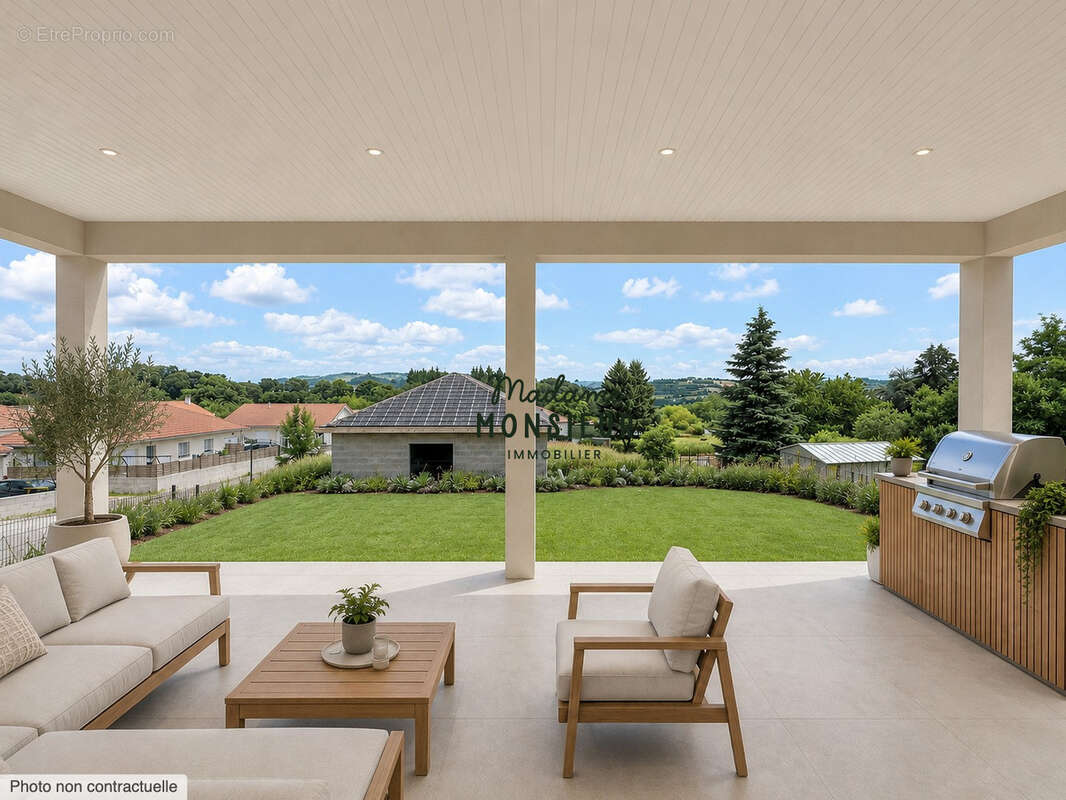 Maison contemporaine de plain-pied avec prestations haut de gamme et vue dégagée - photo 9