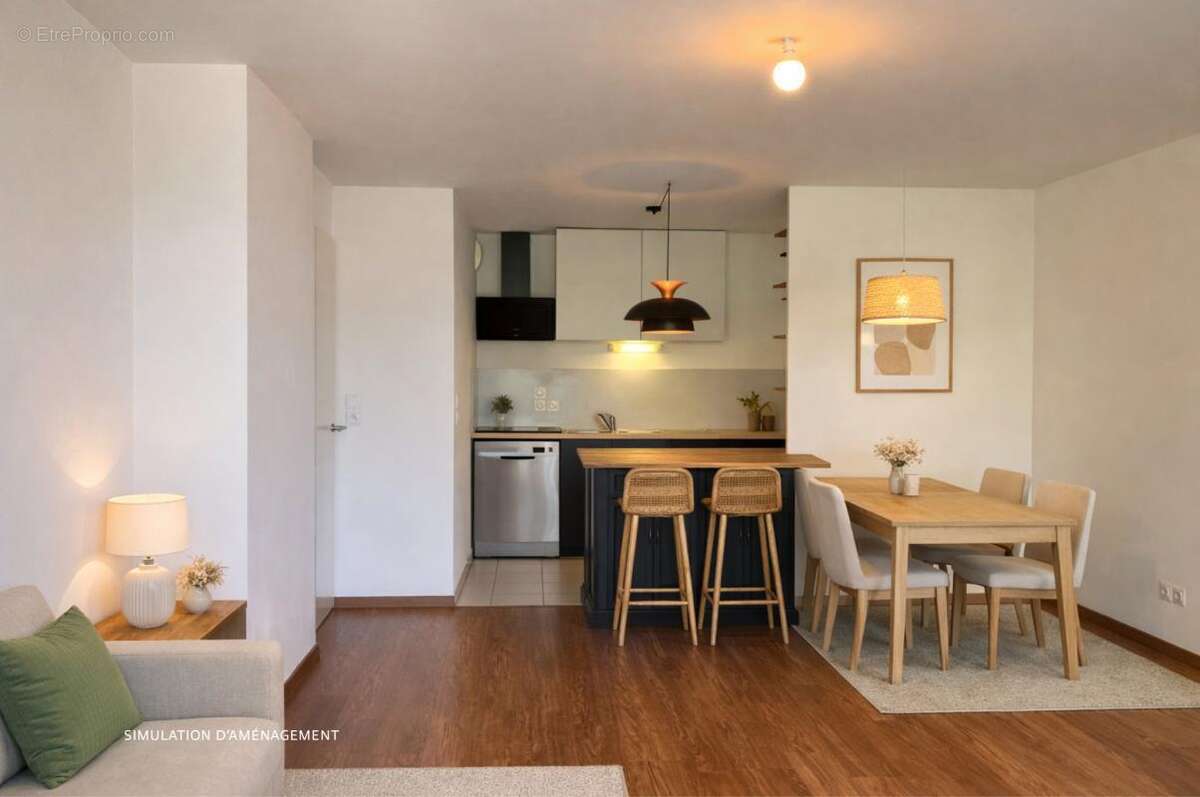 Appartement duplex T3 de 74 m2 avec terrasse de 31 m2 et bal - photo 6