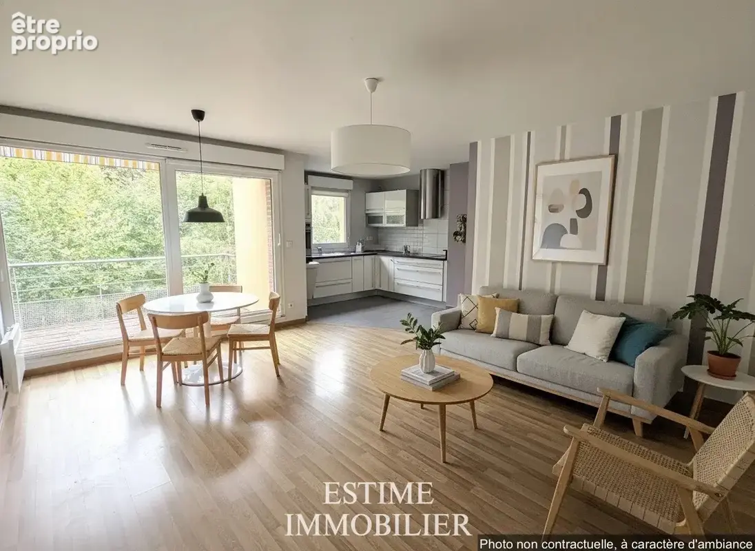 Wasquehal chateau blanc appartement t3 avec garage - photo 5